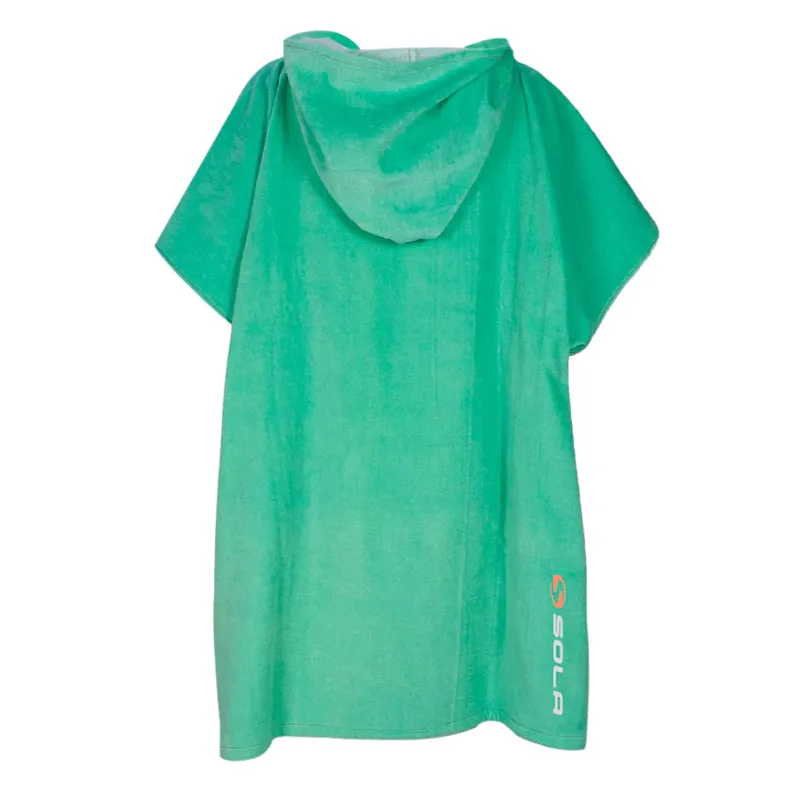 Sola Towel Robe Teen Green S/M-1